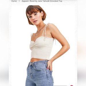 Reset by Jane Tallulah smocked top